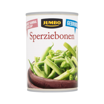 Huismerk Sperziebonen Gebroken